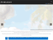 Tablet Screenshot of emilcotoni.it